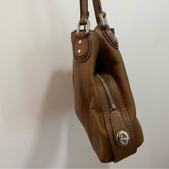 Coach Eddie shoulder bag purse slouch pepplestone - Picture 9 of 14